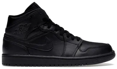 Zdjęcie produktu dla Jordan 1 Mid Triple Black - rozmiar EU 50.5