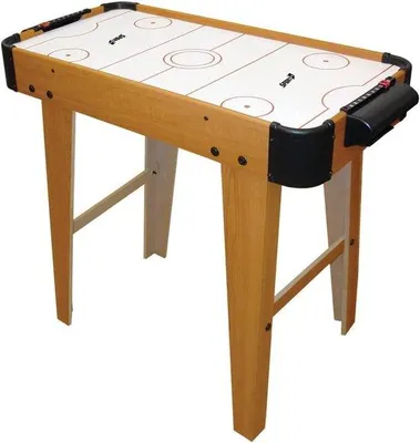 Image de Table de air hockey compacte - Idéale pour les jeunes - En bois