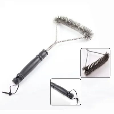 Produktbild von PRECORN Grillbürste Edelstahl – 3-in-1 BBQ Reinigungsbürste, lang
