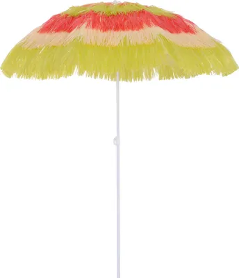 Zdjęcie produktu dla Parasol Outsunny – parasol plażowy, hawajski, imprezowy, ogrodowy, Ø 160 cm