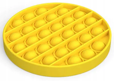 Produktbild von NORIMPEX Push Bubble Pop It Sensorisches Spielzeug Gelb