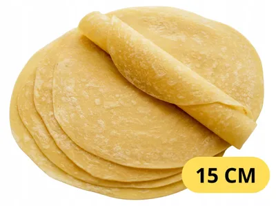 Zdjęcie produktu dla Tortilla Pszenna 15cm Rzemieślnicze Smaki 10szt Naturalna Meksykańska