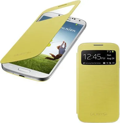 Produktbild von Samsung S View, Flip case, Samsung, Galaxy S 4, Gelb
