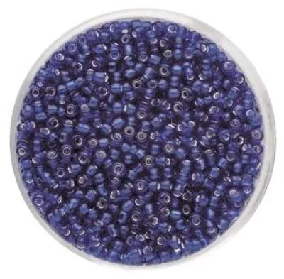 Produktbild von Glorex Rocailles Silbereinzug 2,6 mm 17 g, lapis