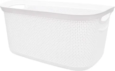 Produktbild von Wäschekorb 50x31,5x23cm 29L PEARL weiß
