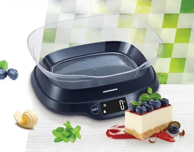 Zdjęcie produktu dla Heinner HKSB-TC5P, Elektroniczna waga kuchenna, 5 kg, 1 g, Czarny, Plastik, Plastik