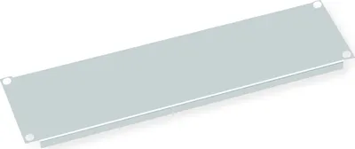 Produktbild von VALUE 19-Zoll-Blindplatte 3 HE, grau