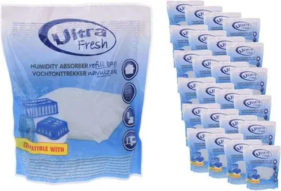 Produktbild von Famanu Luftentfeuchter Nachfüllpackung 24 x 450 g - Granulat für Räume bis 25 m²