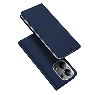 Obrázek produktu pro Kryt Skin Pro s klopou a přihrádkou na karty kompatibilní s Xiaomi Redmi Note 13 4G Blue