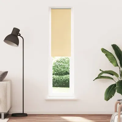 Productafbeelding van vidaXL Verduisteringsgordijn, beige, 50x230 cm, stofbreedte 45,7 cm, polyester