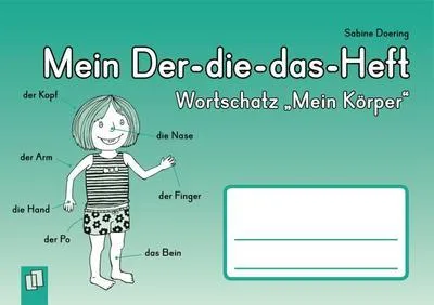 Obrázok produktu pre Mein Der-die-das-Heft: Wortschatz "Mein Körper"