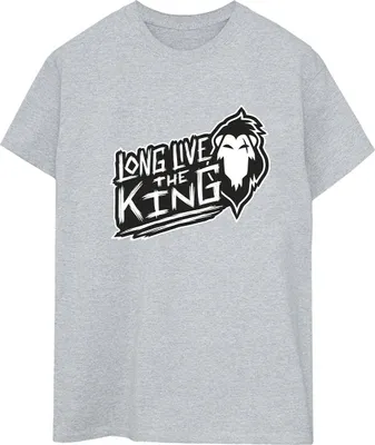 Produktbild von Disney - "The Lion King The King" T-Shirt für Damen BI29493 (XXL) (Grau)