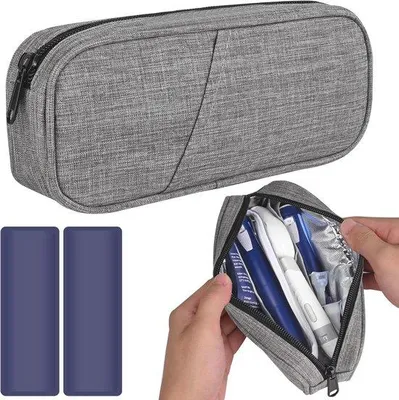 Produktbild von Famanu Tragbare Insulinreisetasche mit Kühlpacks - Isoliert und praktisch