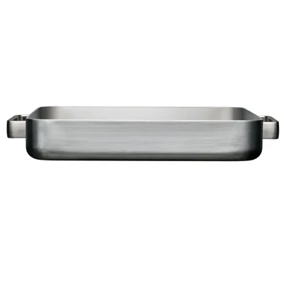 Produktbild von Iittala Tools Ofenbra?ter Gross - 41 x 37 x 6 cm - Gebürsteter Edelstahl