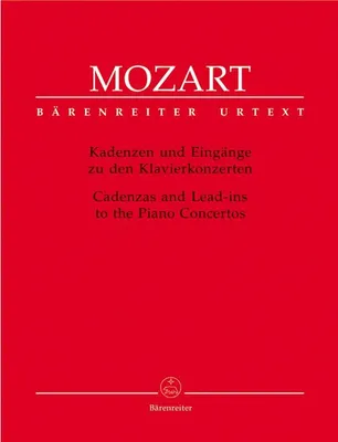 Produktbild von Kadenzen und Eingängezu den Klavierkonzerten