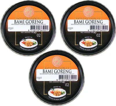 Produktbild von 3er-Pack KONINGSVOGEL Bami Goreng Würzpaste (3x 100g) | für Gebratene Nudeln #02