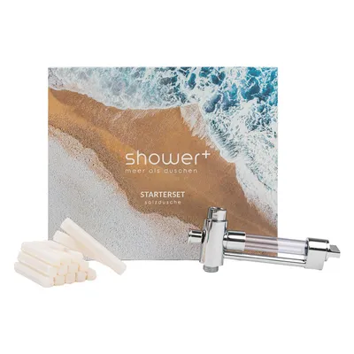 Produktbild von shower+ Starterset Salzdusche & Pure Stick+ Mittelmeersalz