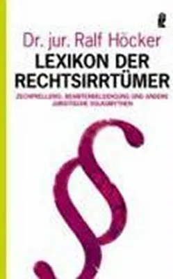 Immagine prodotto di Lexikon der Rechtsirrtümer