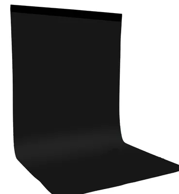 Productafbeelding van Zwart 2x3m Fotografie Achtergrond van Polyester