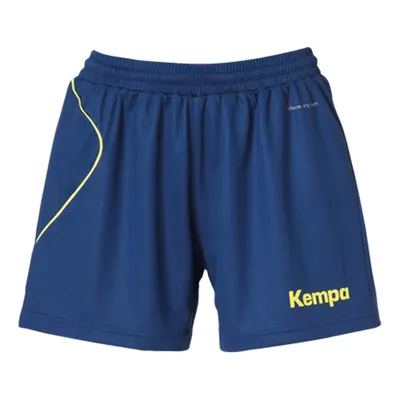 Produktbild von Kempa CURVE SHORTS WOMEN XL deep blau/fluo gelb