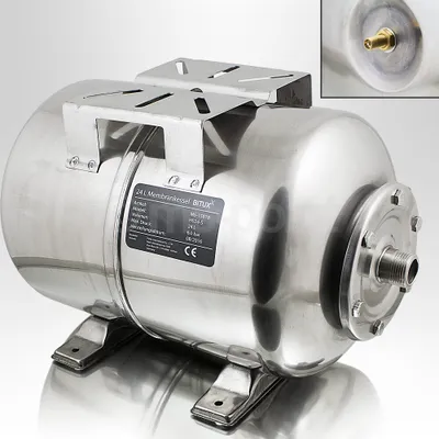 Produktbild von Bituxx Edelstahl Membrankessel 24L Silber MS-15818