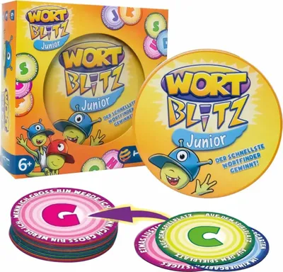 Produktbild von Wortblitz Junior Kartenspiel