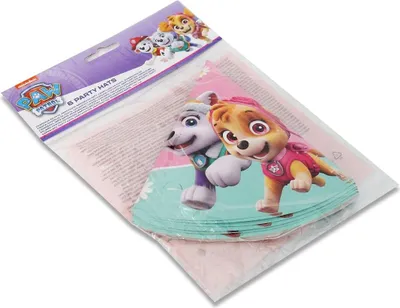 Zdjęcie produktu dla Czapeczki papierowe Paw Patrol Skye & Everest 6szt.