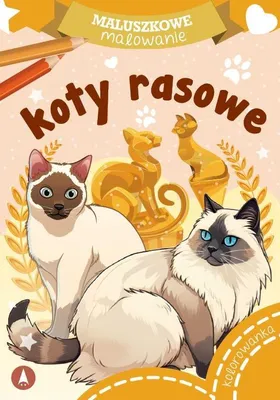 Immagine prodotto di Kolorowanka dla dzieci Koty Rasowe Maluszkowe Malowanie