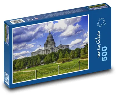 Produktbild von Puzzle 500 USA-Kapitol an einem sonnigen Tag - martinpuzzle
