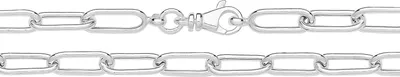 Produktbild von 925 Sterling Silber Paperclip Herren/Damen - Kette - 66cm*6mm; TRS36672L26