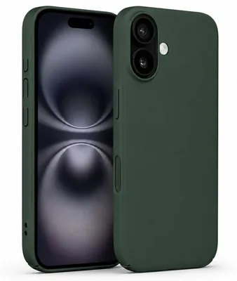 Immagine prodotto di Custodia in silicone TPU verde "Foresta" per iPhone 17 da 6,3 pollici