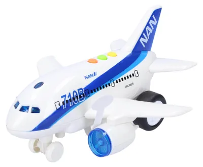 Obrázok produktu pre 19 Cm Airplane With Light And Sound Effects