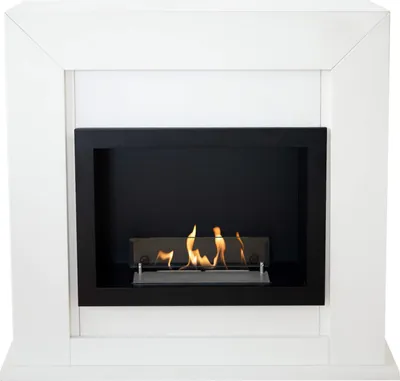 Produktbild von Xaralyn Ethanol Kamin - Adra BRI-MDW - weiß Holz - 1,5 KW Heizung - Kaminsims mit Einbaukamin - Dekokamin