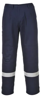 Zdjęcie produktu dla Portwest FR26 Bizflame Plus Spodnie Navy Tall Rozmiar XL