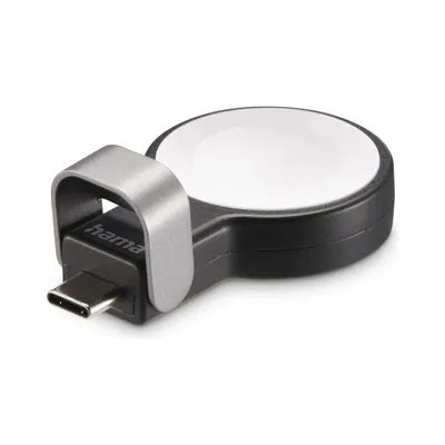 Zdjęcie produktu dla HAMA Ładowarka bezprzewodowa do Apple Watch USB-C Czarna