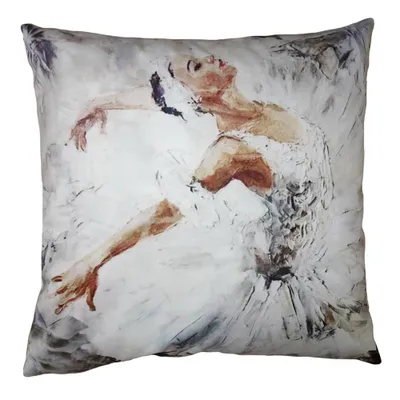 Produktbild von Clayre & Eef Kissenbezug 45x45 cm Weiß Polyester
