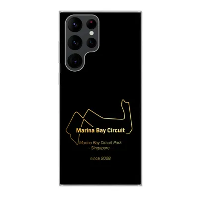 Produktbild von MuchoWow® Handyhülle Schutzhülle Hülle für Samsung Galaxy S22 Ultra Singapur - Formel 1 - Rennstrecke Silikon Softcase Handy Hülle - Abbildung