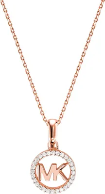 Produktbild von Michael Kors Ankerkette aus rosévergoldetem 925er Silber mit Zirkonia