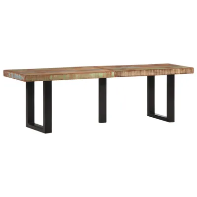 Produktbild von Bank 160 cm Massives Altholz und Stahl