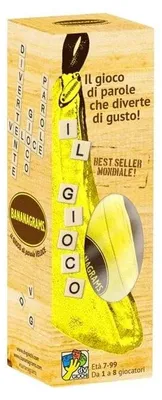Imagen del producto de Bananagrams (Edición italiana) – Juego de mesa – dV Giochi – 1-8 jugadores – 7+
