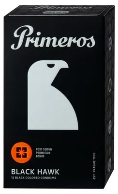 Image de Primeros Black Hawk Préservatifs Noirs 12 pièces