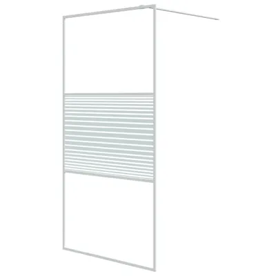 Obrázok produktu pre vidaXL Sprchová zástena pre sprchovací kút biela 100x195 cm ESG číre sklo