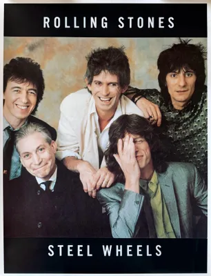 Obrázok produktu pre Rolling Stones – Steel Wheels, 1989 – Plagát – 63x83 cm