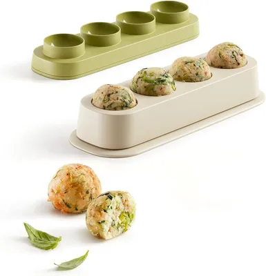 Immagine prodotto di Lékué Veggie Balls – Stampo per polpettine di verdure e snack vegani