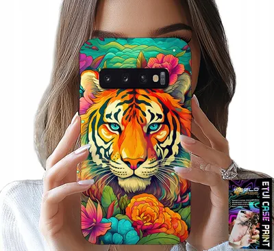 Image de Étui Pour Samsung Galaxy S10 Plus - Motifs D'animaux Étui Pour Tigre