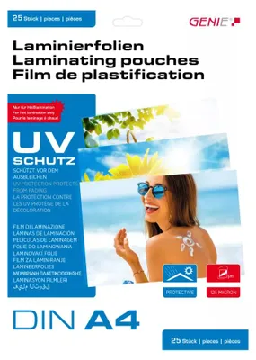Obrázok produktu pre Genie 12404, Priehľadná, A4, 216 mm, 303 mm, 7 mm, 550 g