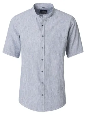 Produktbild von CASAMODA - Leinenhemd Kurzarm (126130771), Größe:XL, Farbe:Blau (100)