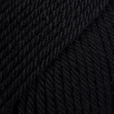 Produktbild von Drops Daisy Wolle 03 Schwarz - 100% Merino Extrafine, Weich & Elastisch