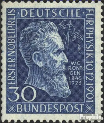 Produktbild von Briefmarken BRD (BR.Deutschland) 1951 Mi 147 (kompl.Ausg.) postfrisch 50.Jahrestag Nobelpreis für Röntgen