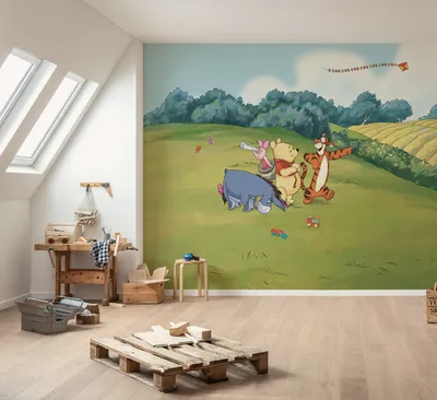 Produktbild von Komar Vlies Fototapete - Disney Winnie the Pooh Adventure - Größe 300 x 250 cm